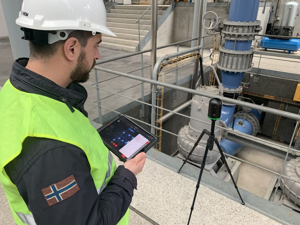 Application sur le terrain Application BLK360 sur le terrain