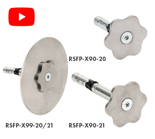 [RSFP-X90-21] Fixed Point with heavy duty anchor, 105 mm length, for boreholes of Ø 10 mm